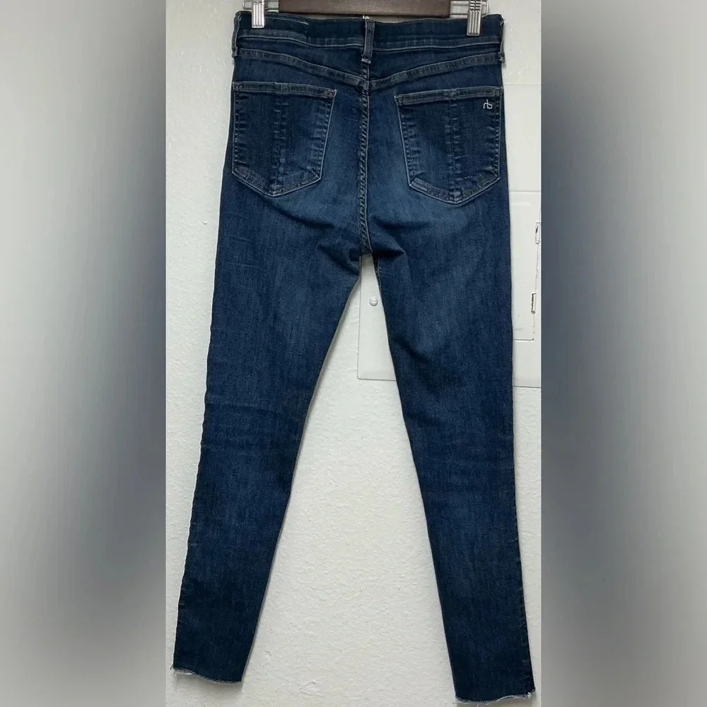 Rag to Bone New York Blue Jeans Distressed Women's Jeans Sz 28